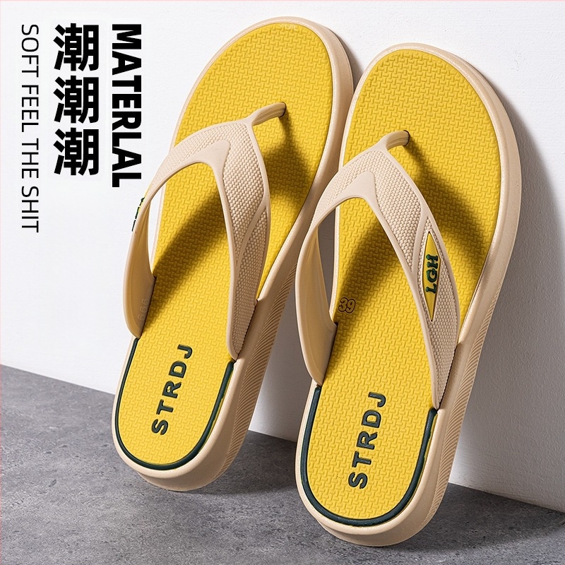 Férfi PVC flip-flopok - szagtalan, csúszásmentes, kültéri szandál, ultra puha talp