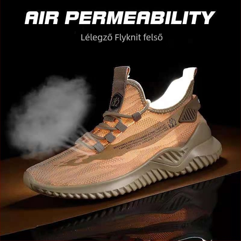 Férfi hétköznapi sportcipő fűzővel – felsőrésze pamut vászon, légáteresztő bélés, textil talptámasz, PVC talp, kerek orr, alacsony sarka 0-3 cm