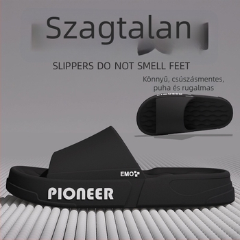 Férfiak számára vastag talpú, csúszásmentes papucs, EVA anyagból, beltéri használatra, nyár