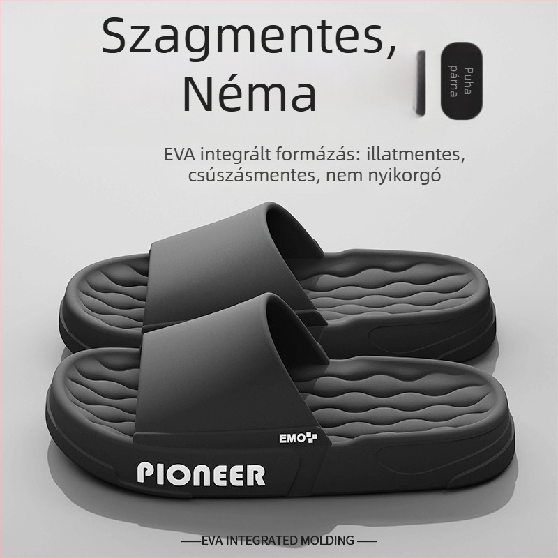 Férfiak számára vastag talpú, csúszásmentes papucs, EVA anyagból, beltéri használatra, nyár