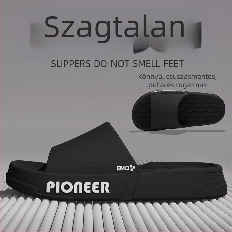 Férfiak számára vastag talpú, csúszásmentes papucs, EVA anyagból, beltéri használatra, nyár