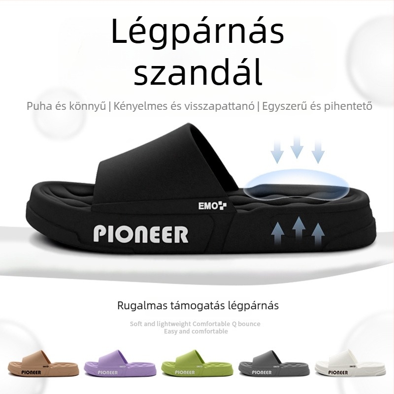 Férfiak számára vastag talpú, csúszásmentes papucs, EVA anyagból, beltéri használatra, nyár