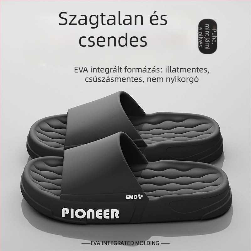Férfiak számára vastag talpú, csúszásmentes papucs, EVA anyagból, beltéri használatra, nyár