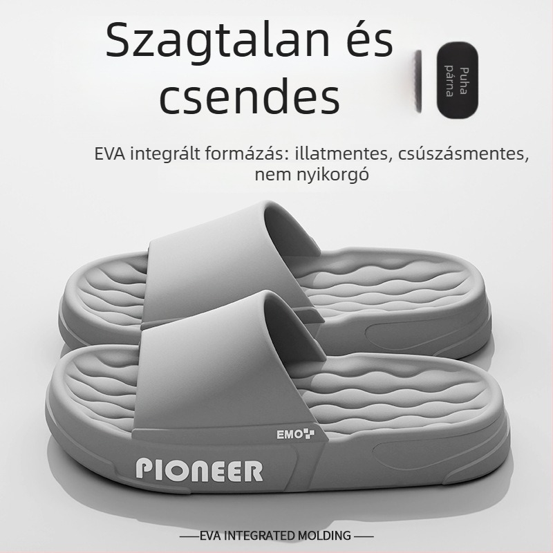 Férfiak számára vastag talpú, csúszásmentes papucs, EVA anyagból, beltéri használatra, nyár