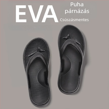 Férfiaknak sportos flip-flop, nyitott lábujjakkal, EVA felső és EVA talp, injektált talp