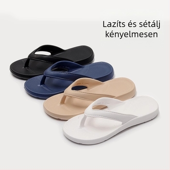 Férfiaknak sportos flip-flop, nyitott lábujjakkal, EVA felső és EVA talp, injektált talp