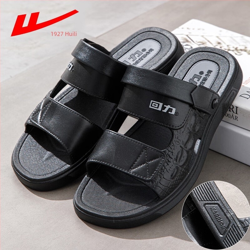 Férfi PVC szandál, felső PVC, talp PVC, szabadidős stílus, nyitott orrú