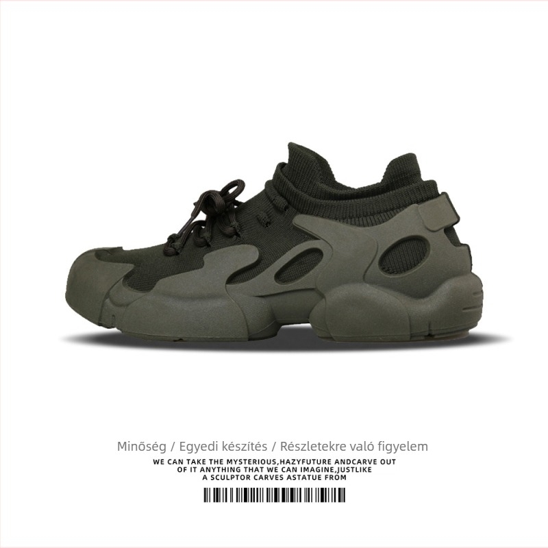 Uniszex Dad Shoes, lélegző hálós felsőrész, fűző, alacsony szár, EVA talptalp, injektált talp