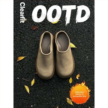 Férfi slip-on cipő zárt orrú, felsőrész szintetikus bőr, PVC talp, injekciós formázott talp, szabadidős stílus
