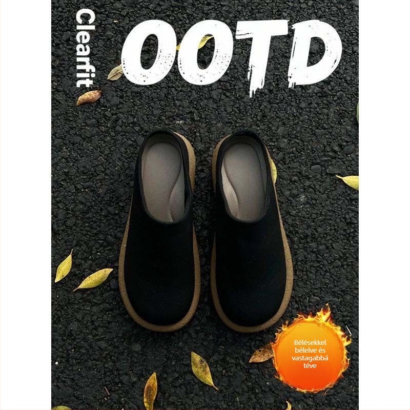 Férfi slip-on cipő zárt orrú, felsőrész szintetikus bőr, PVC talp, injekciós formázott talp, szabadidős stílus