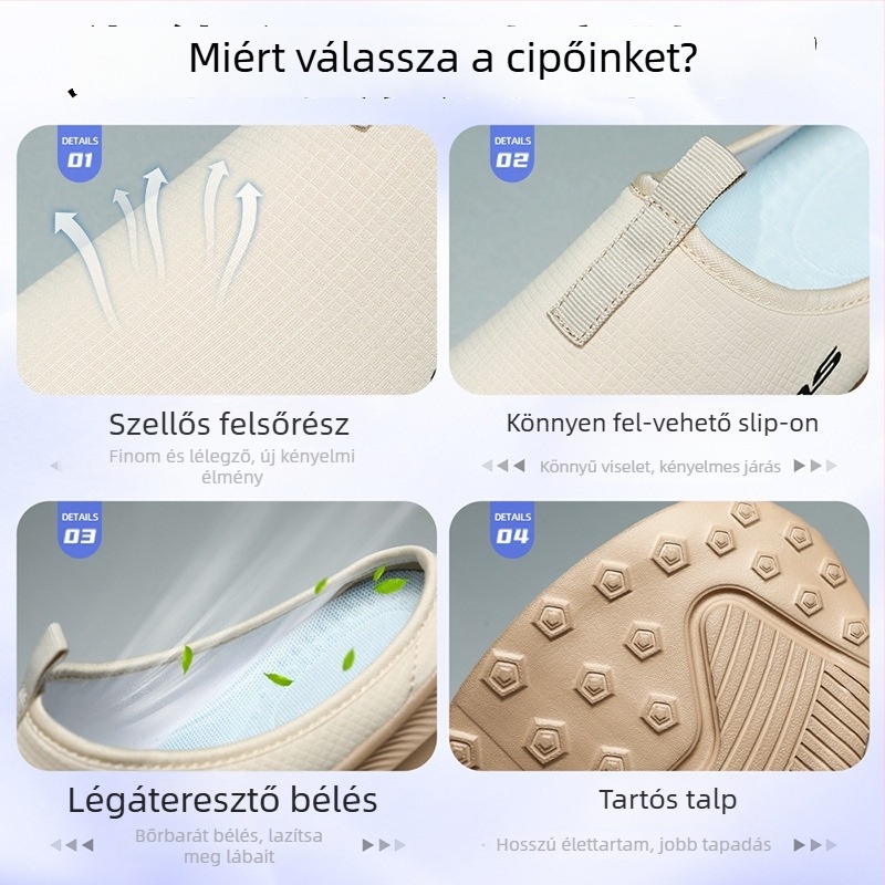 Férfi slip-on papucs, sarok nélküli, felső rész szintetikus bőrből, PVC talp, injekciós öntéses kivitel