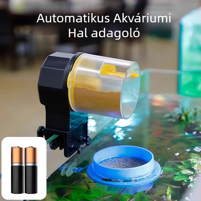 Automata akváriumi etető (ABS anyag; Kínai származás; teljes automata etető készlet; termék kód CWYP-DD159; vízi élőlények számára)