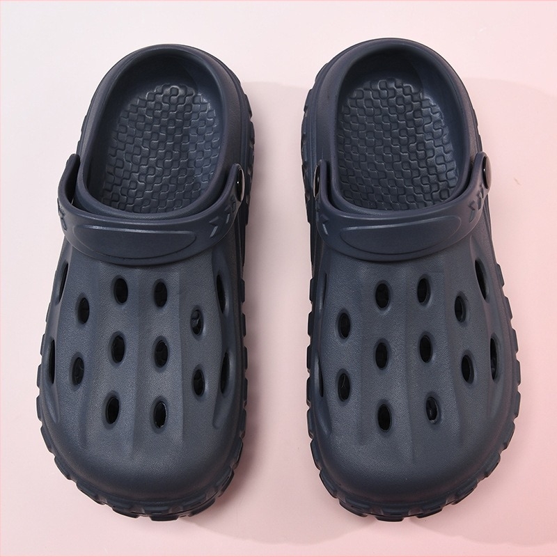 Uniszex EVA Crocs-stílusú szandálok nyárra, 5 cm vastag talppal, csúszásmentes, kopásálló, zárt orr