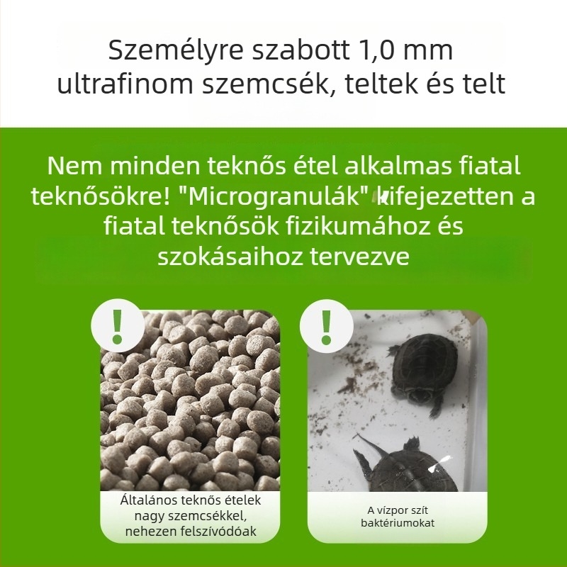 YEE teknősbaba eleség – pellet, vízi háziállat eledel