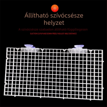 Műanyag elválasztó lemez az akvárium aljához, 50 g, akvárium felszerelés, készen áll a magáncímkére