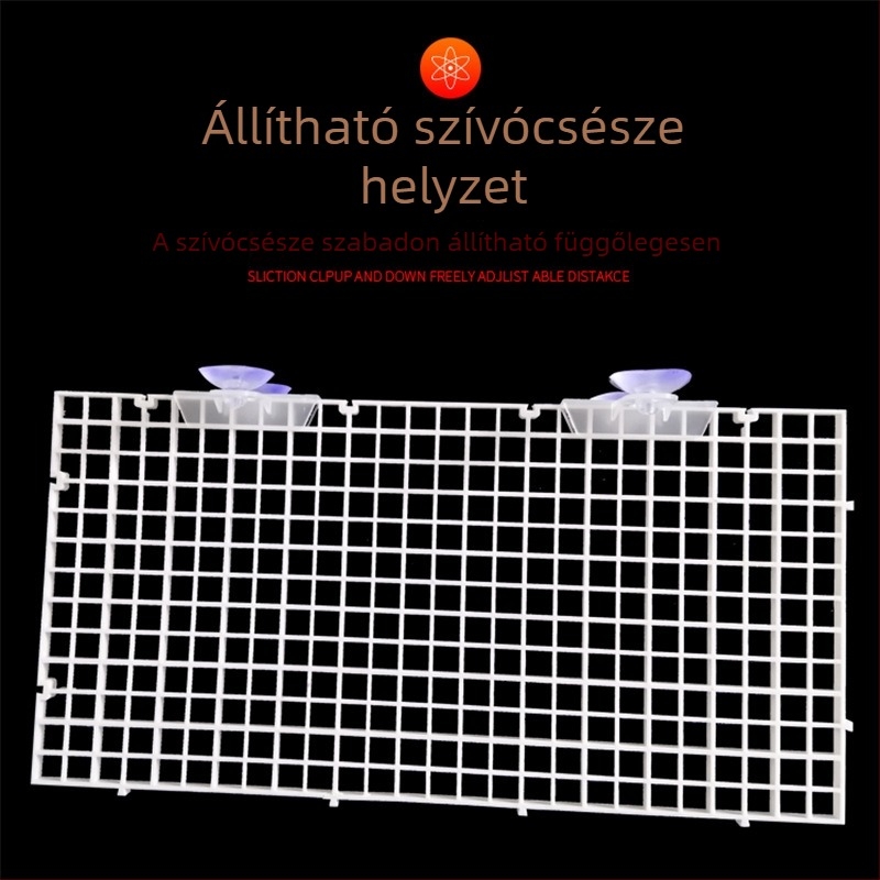 Műanyag elválasztó lemez az akvárium aljához, 50 g, akvárium felszerelés, készen áll a magáncímkére