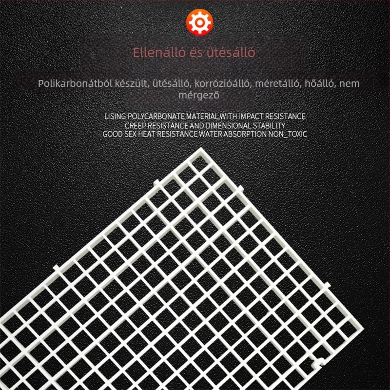 Műanyag elválasztó lemez az akvárium aljához, 50 g, akvárium felszerelés, készen áll a magáncímkére