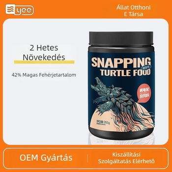 yee Teknőstáp granulátum – magas fehérje- és kalcium-kiegészítővel, akváriumi teknősöknek, 0,3 kg, 20 db