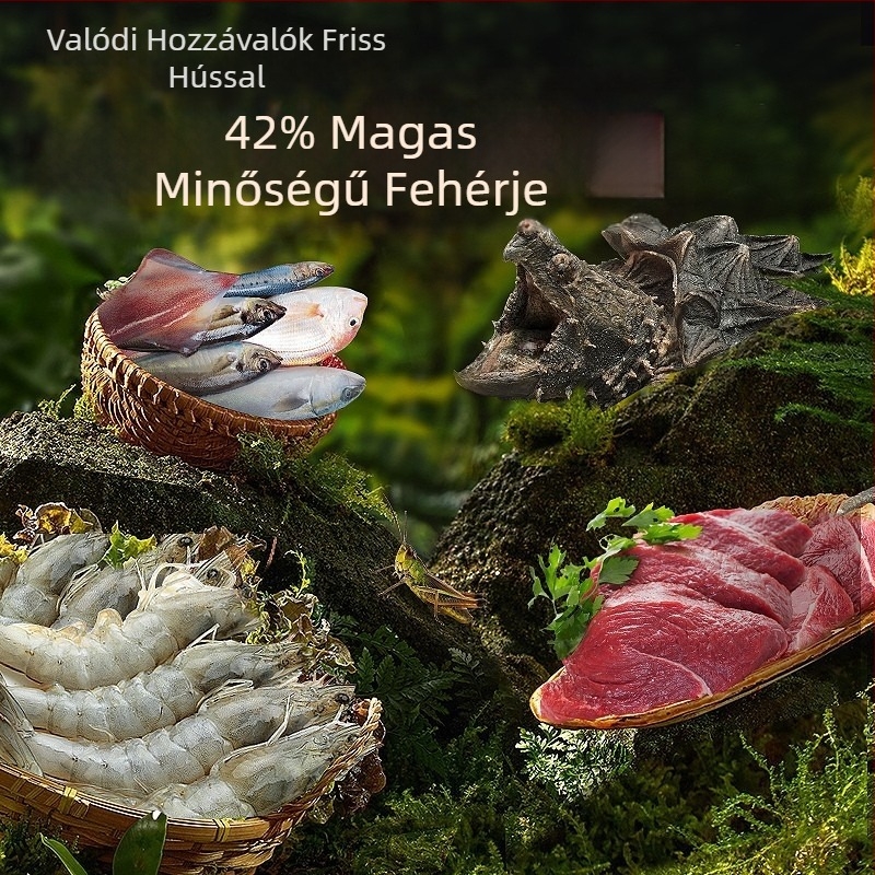 yee Teknőstáp granulátum – magas fehérje- és kalcium-kiegészítővel, akváriumi teknősöknek, 0,3 kg, 20 db