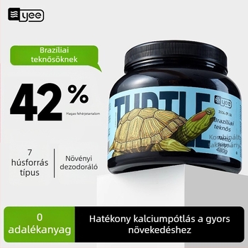 Yee teknős etetése – részecske típusú etetőanyag; Márka: Yee; Származás: Shandong; Doboz mennyiség: 1; Típus: akváriumi háziállat élelem