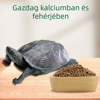 Teknős granulált táplálék – 800 g, 10 csomag, BESSN márka, akváriumi háziállat eledel