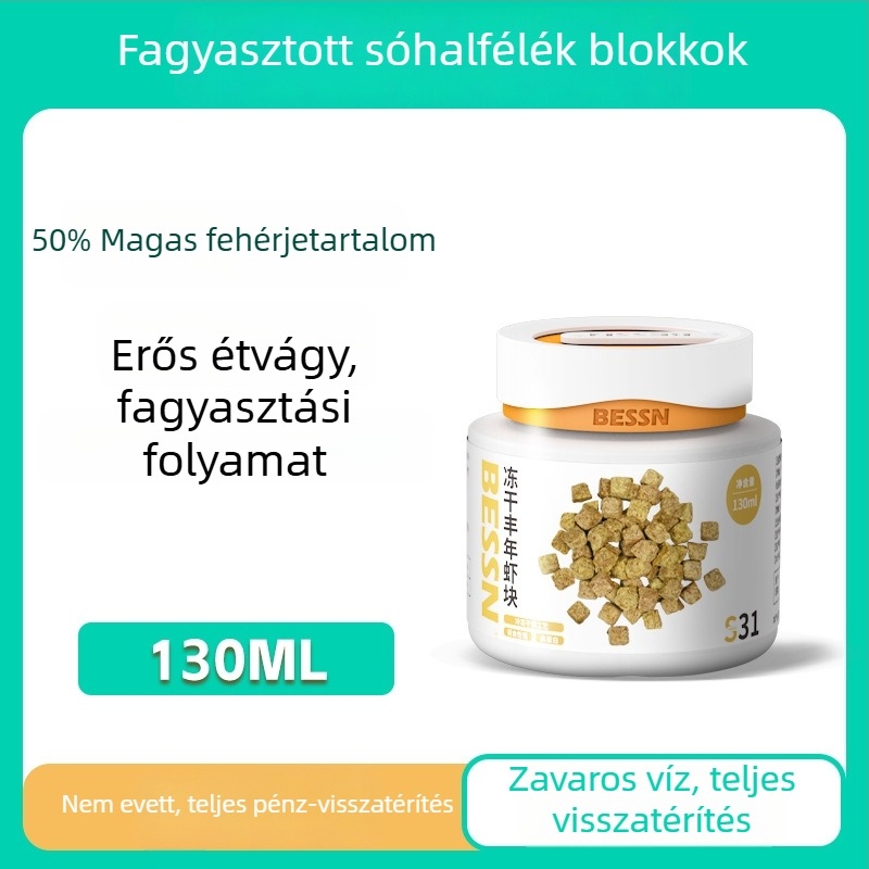 Bessn – Fagyasztva szárított vérférgek, granulos akvarisztikai haltáp, 350 g, 10 darabos csomag