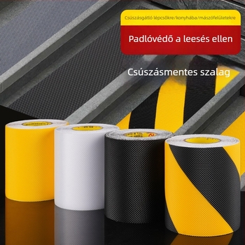 PEVA-alapú öntapadós csúszásgátló szalag matt felülettel fürdőszobák és lépcsők számára (0,75 mm vastagság, akril ragasztó)