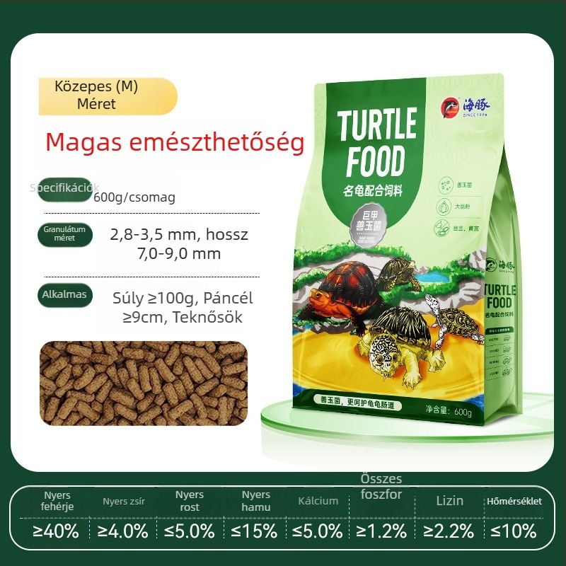 Granulált teknőstáp akváriumi háziállatok számára, nem importált, márka Other