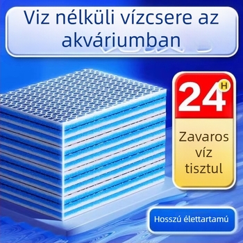 PU szivacs szűrő akváriumhoz, magas áteresztőképesség, megvastagodott biokémiai szűrőanyag, 200 g, Guanzhoumu