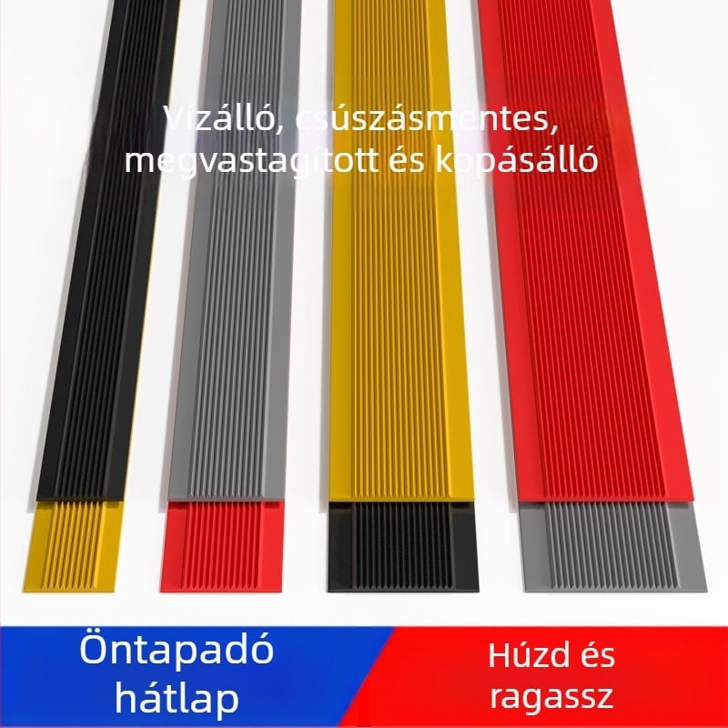 PVC kültéri/beltéri lépcső anti‑csúszás matrac — öntapadós, vízálló, kopásálló, vastagság választható