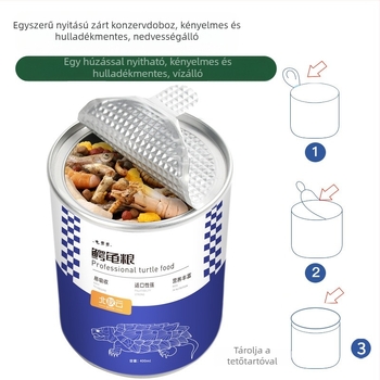 Teknőkhöz való eledel – tiszta húsból, freeze-dried, 350 g, 20 dobozos csomag, akváriumi teknősöknek