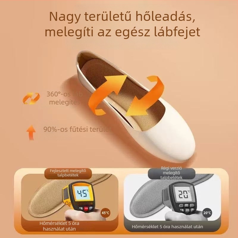 Cipőkhöz melegítő talptalp – nem szőtt anyag, teljes talptalp, 8 órás melegítés, különböző modellek, uniszex