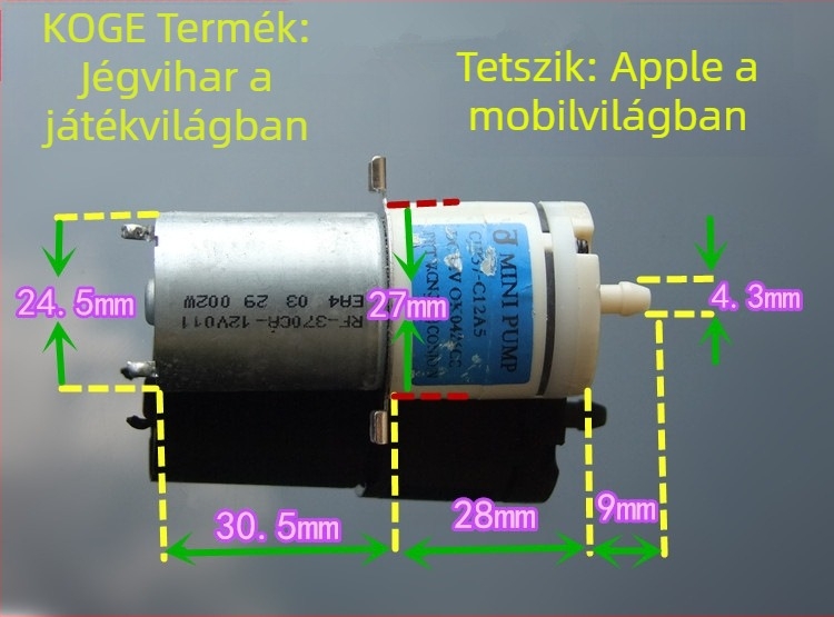 Akváriumi oxigénpumpa — Khaki Heart márka, 0,1 kg, licenszelt magáncímke, importálás nélkül
