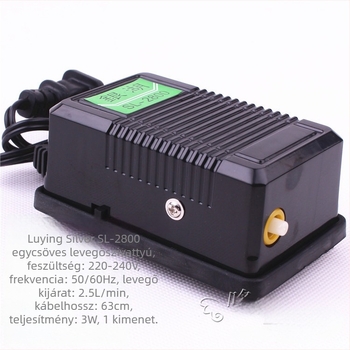 Risheng kompakt akváriumi aerátor, 0.23 kg egységenként, licenccel rendelkező magáncímke, 120 darabos csomag