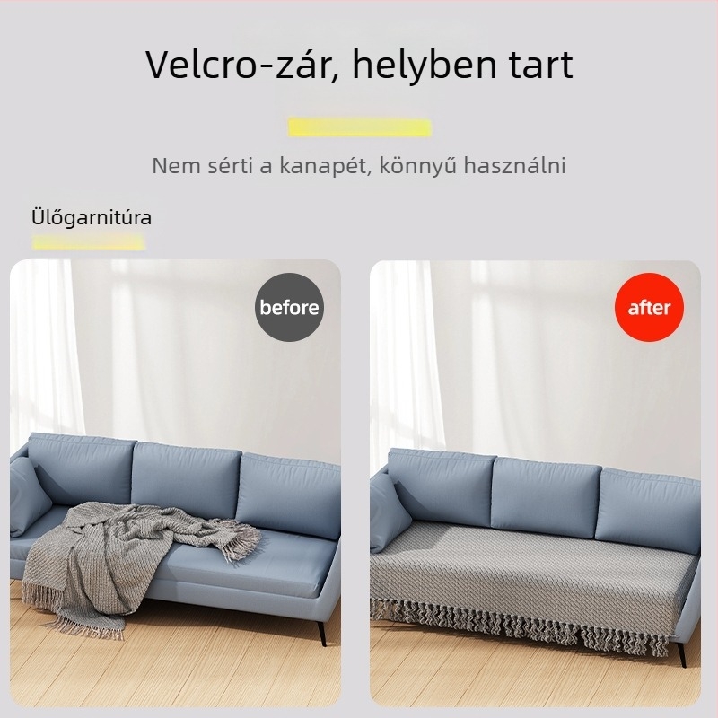 Ágy- és kanapé párna rögzítő szilikonos, nyom nélküli ragasztópatchek — láthatatlan, erős, csúszásmentes