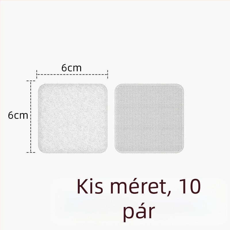 Ágy- és kanapé párna rögzítő szilikonos, nyom nélküli ragasztópatchek — láthatatlan, erős, csúszásmentes