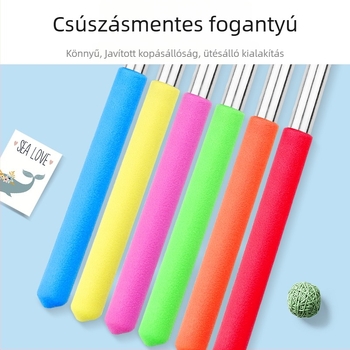 Gyerekeknek szóló összecsukható rovarfogó háló teleszkópos nyelettel — rozsdamentes acélból, a Little Ancient Classmate márka, horgászat/akvárium felszerelés