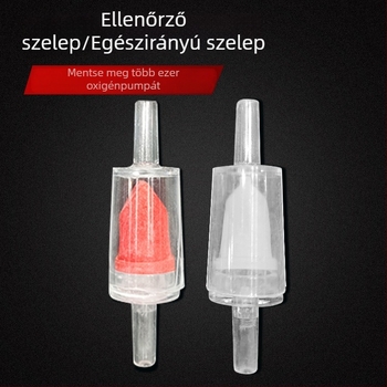 Jingye műanyag visszafolyást megakadályozó ellenőrző szelep oxigénpumpa akváriumhoz – visszafolyás elleni védelem, 0.1 kg