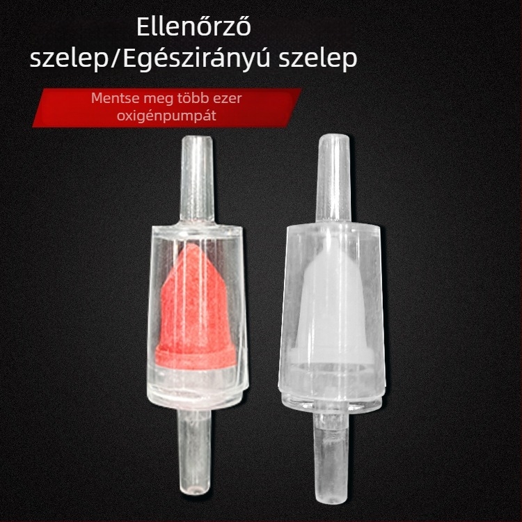 Jingye műanyag visszafolyást megakadályozó ellenőrző szelep oxigénpumpa akváriumhoz – visszafolyás elleni védelem, 0.1 kg