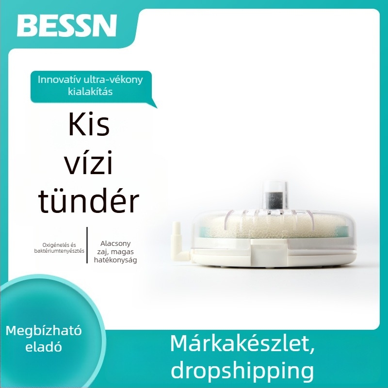 Pneumatikus akváriumszűrő - műanyag, BESSN márka, nem importált