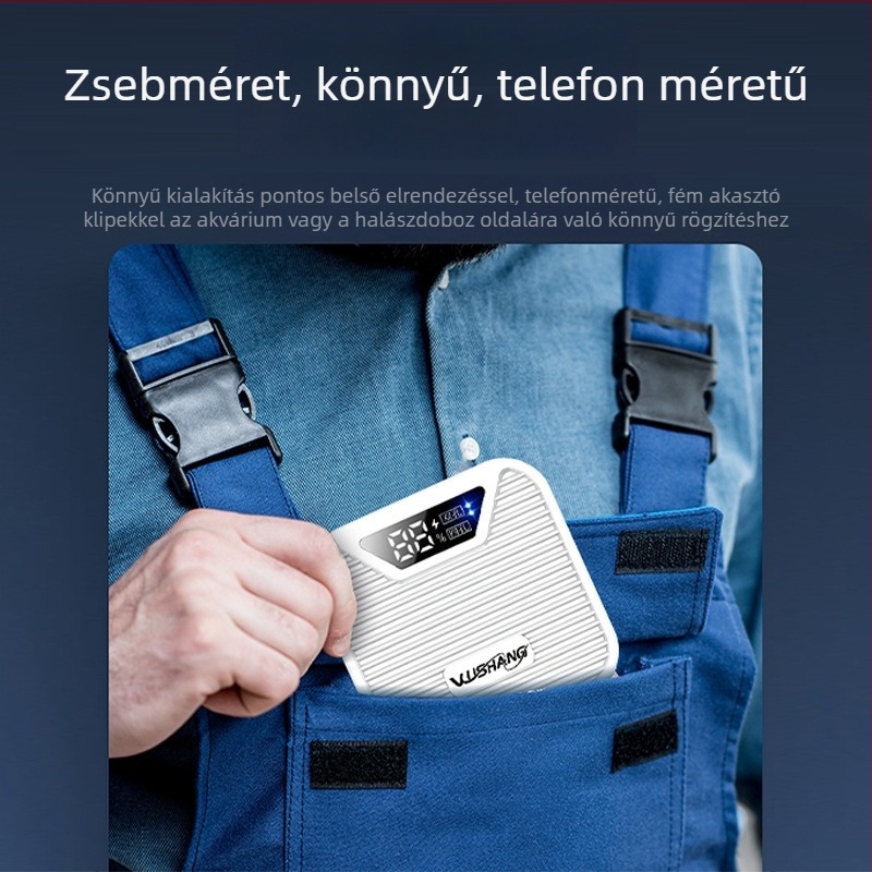 Négy kimenetű oxigénpumpa szabadtéri horgászathoz és otthoni akváriumhoz (Márka: Wu Shang; Tömeg: 120 g; Importált: Nem)