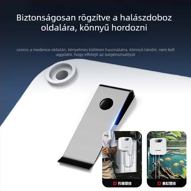 Négy kimenetű oxigénpumpa szabadtéri horgászathoz és otthoni akváriumhoz (Márka: Wu Shang; Tömeg: 120 g; Importált: Nem)