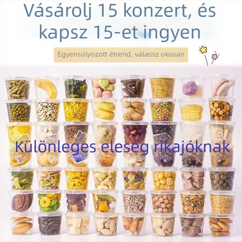 Hérmit rák etetőanyag: dehidratált és fagyasztva-szárított, magas kalciumtartalmú, szárított hal és garnéla, cukormentes kókuszpehely