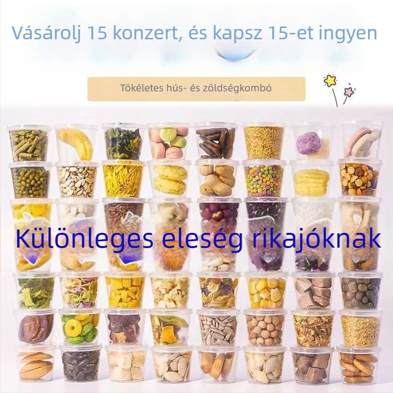 Hérmit rák etetőanyag: dehidratált és fagyasztva-szárított, magas kalciumtartalmú, szárított hal és garnéla, cukormentes kókuszpehely