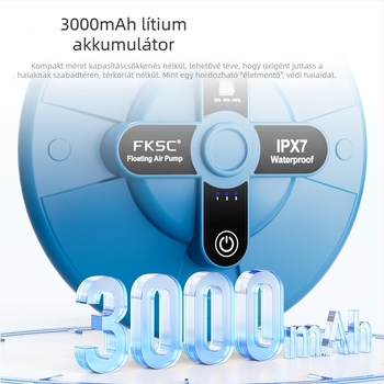 Úszó víz aerátor – hordozható, automata oxigénpumpa, súly 400 g, márka Crazy Water Plants