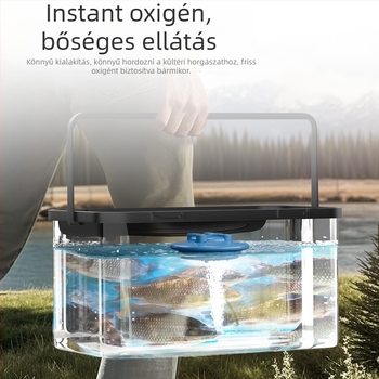 Úszó víz aerátor – hordozható, automata oxigénpumpa, súly 400 g, márka Crazy Water Plants