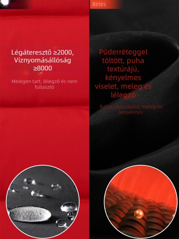Vastagított vízálló pamut mellény munkaruházathoz – ujjatlan, logó nyomtatás