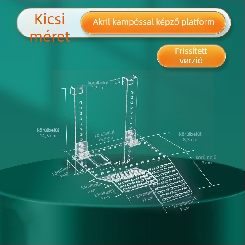 Akril teknős napozó platform úszó szigettel, 1 kg, akváriumi felszerelés, YEE