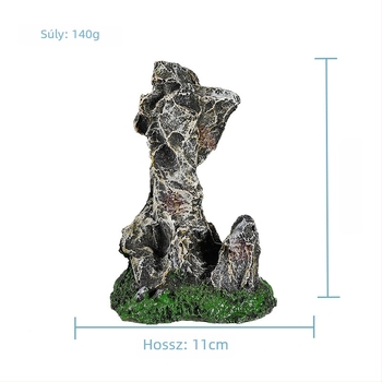 Akváriumi tájkép-kő gyantából – Taihu kő stílusú dekoráció