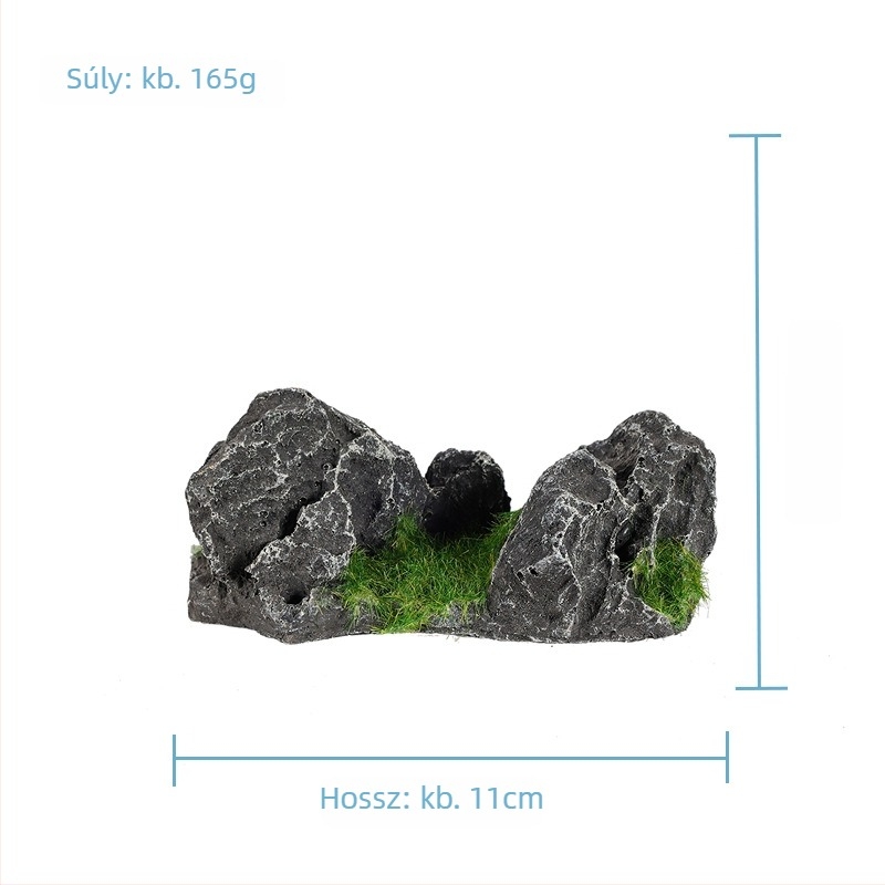 Akváriumi tájkép-kő gyantából – Taihu kő stílusú dekoráció